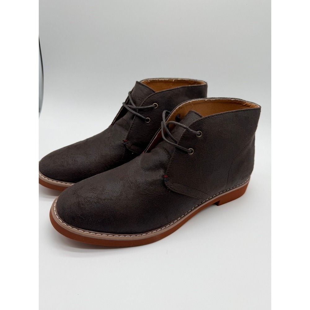 Tommy Hilfiger Men's Size 7 1/2 Dark Brown Chukka Boots Desert Shoes New 0062